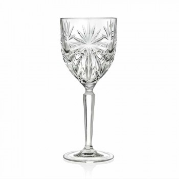 12 peças de vinho ecológico de cristal ou copos de água - Daniele