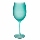 Taças de vinho coloridas em vidro fosco com efeito de gelo, 12 peças - outono Viadurini