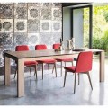 Calligaris Sigma design moderno cerâmica mesa de jantar extensível