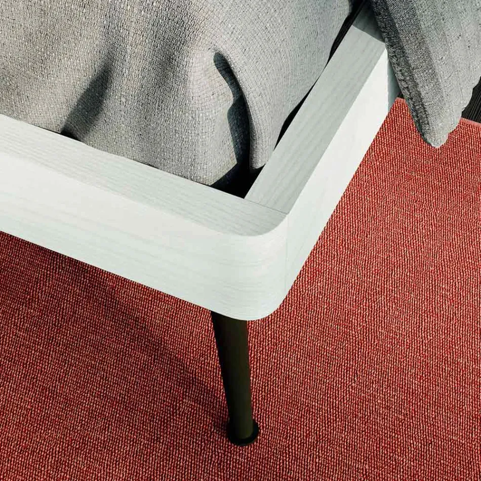 Quarto Completo com 4 Elementos de Design Moderno Fabricado na Itália - Maiorca Viadurini