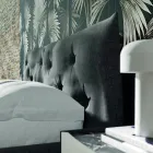 Quarto de estilo moderno com 4 elementos feito na Itália - Calimero Viadurini