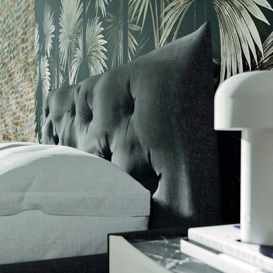 Quarto de estilo moderno com 4 elementos feito na Itália - Calimero Viadurini