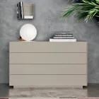 Quarto Completo com 4 Elementos de Alta Qualidade Made in Italy - Odema Viadurini