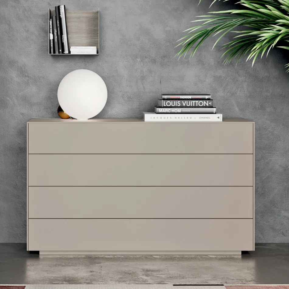 Quarto Completo com 4 Elementos de Alta Qualidade Made in Italy - Odema Viadurini