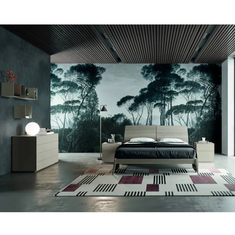 Quarto Completo com 4 Elementos de Alta Qualidade Made in Italy - Odema Viadurini