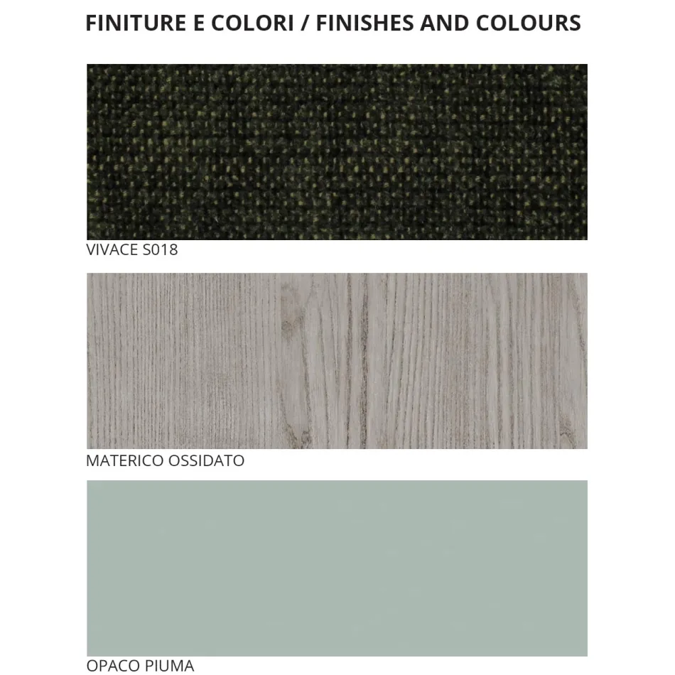 Quarto Completo com 4 Elementos Modernos Made in Italy Precious - Verminia Viadurini