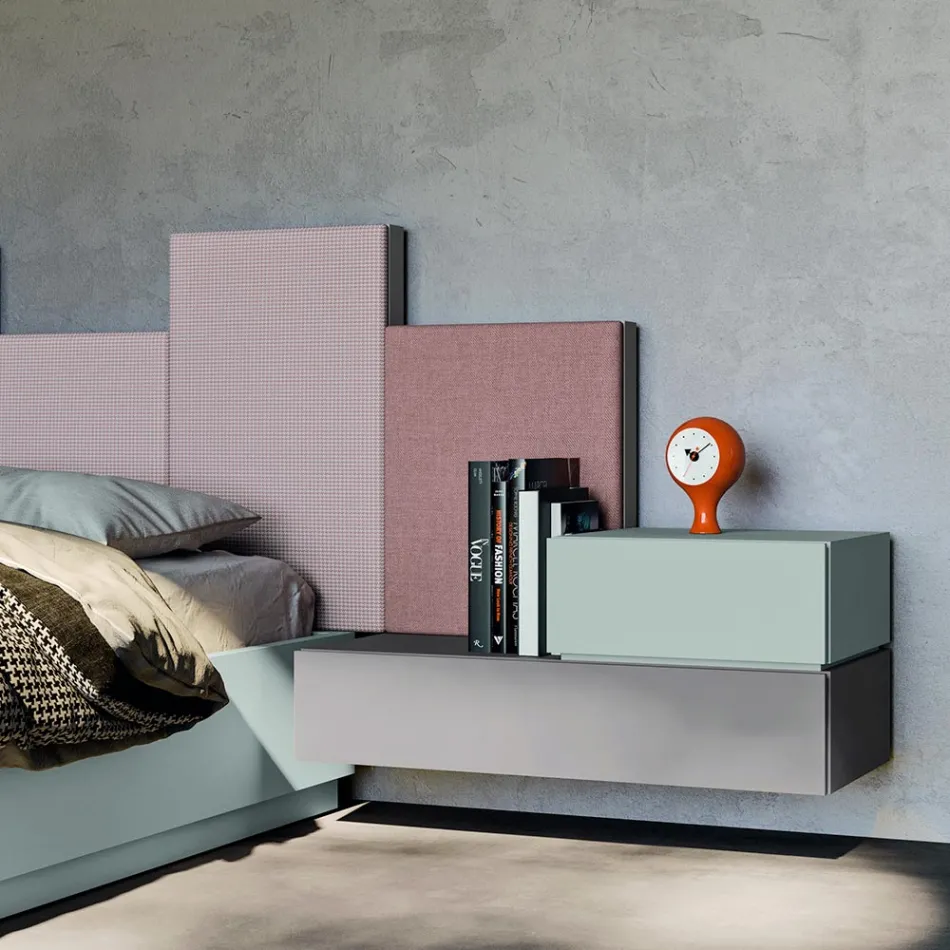 Quarto completo com 5 elementos feitos na Itália de alta qualidade - quartzo Viadurini