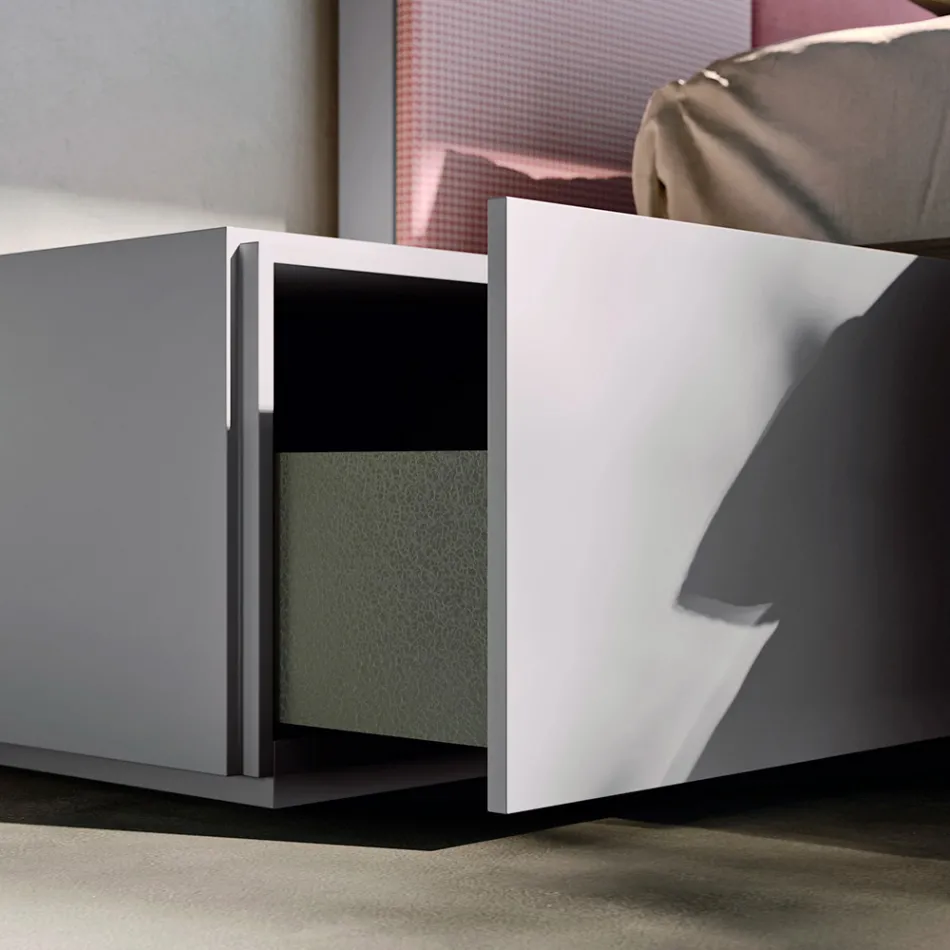 Quarto completo com 5 elementos feitos na Itália de alta qualidade - quartzo Viadurini