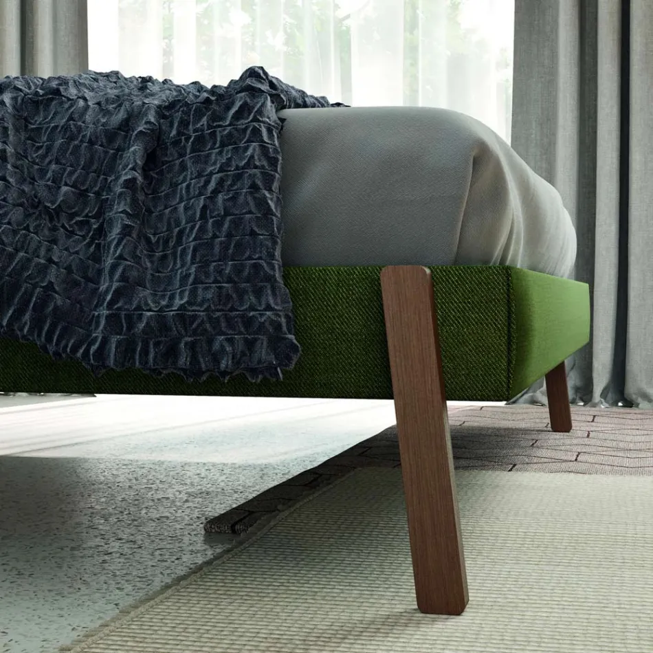 Quarto completo com 5 elementos modernos feitos na Itália - Shaila Viadurini