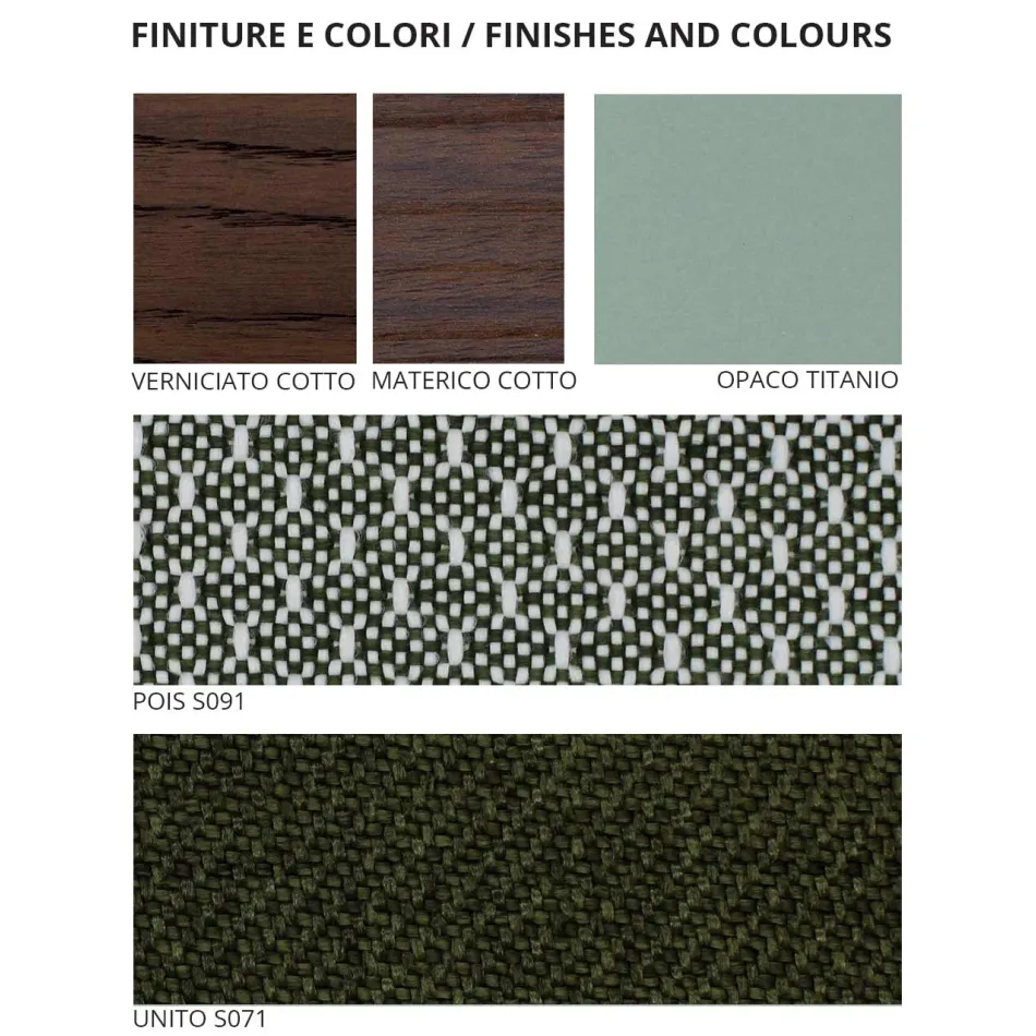 Quarto completo com 5 elementos modernos feitos na Itália - Shaila Viadurini