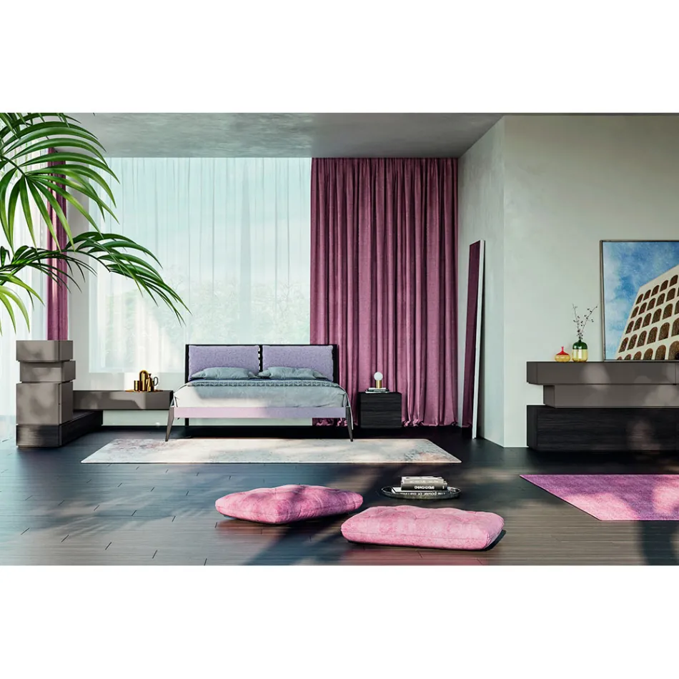 Quarto Luxo Completo de 6 Elementos Fabricado na Itália - Adige Viadurini