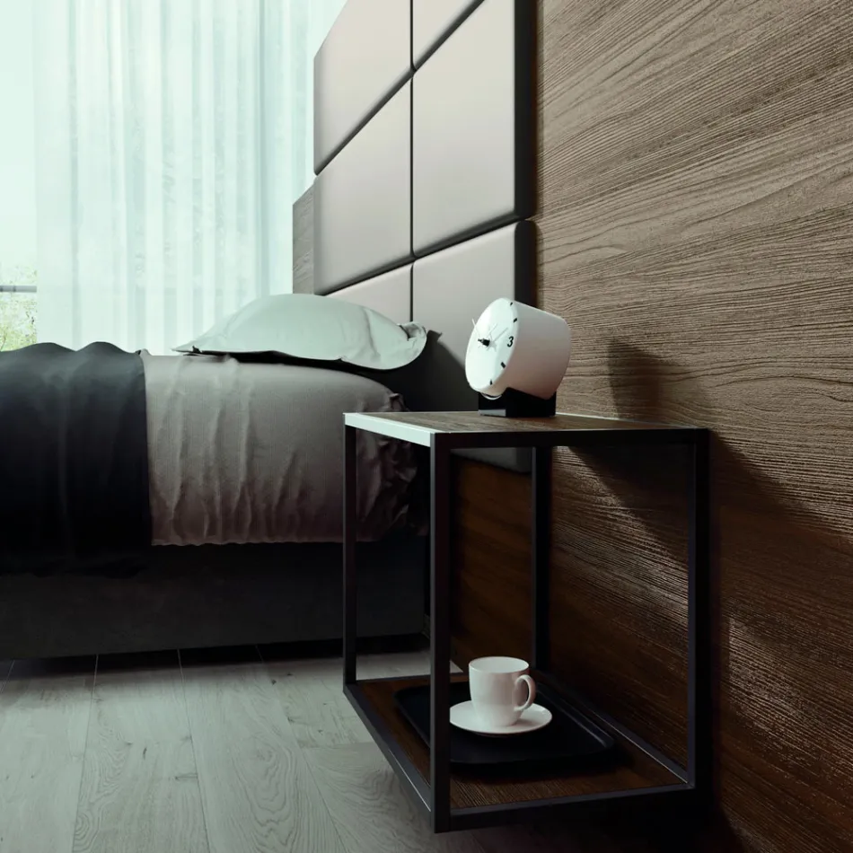 Quarto Duplo com 5 Elementos de Luxo Made in Italy - Esmeralda Viadurini