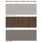 Quarto moderno com 5 elementos em um estilo moderno feito na Itália - Melodia Viadurini