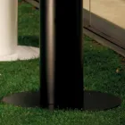 Lareira de bioetanol Outdoor Dean pintado piso de aço Viadurini