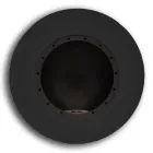 Lareira redonda de bioetanol de parede design em aço pintado - Trenton Viadurini