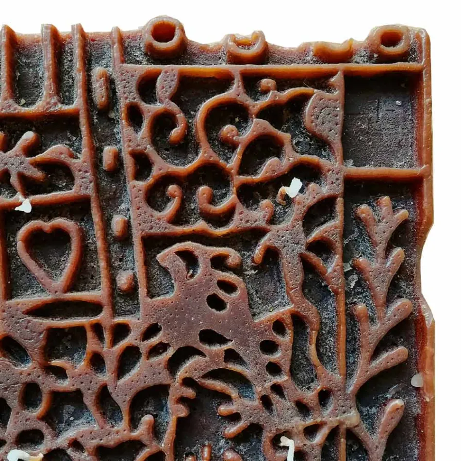 Vela Artesanal com 4 Mechas em Cera Perfumada Fabricada na Itália - Tacna Viadurini