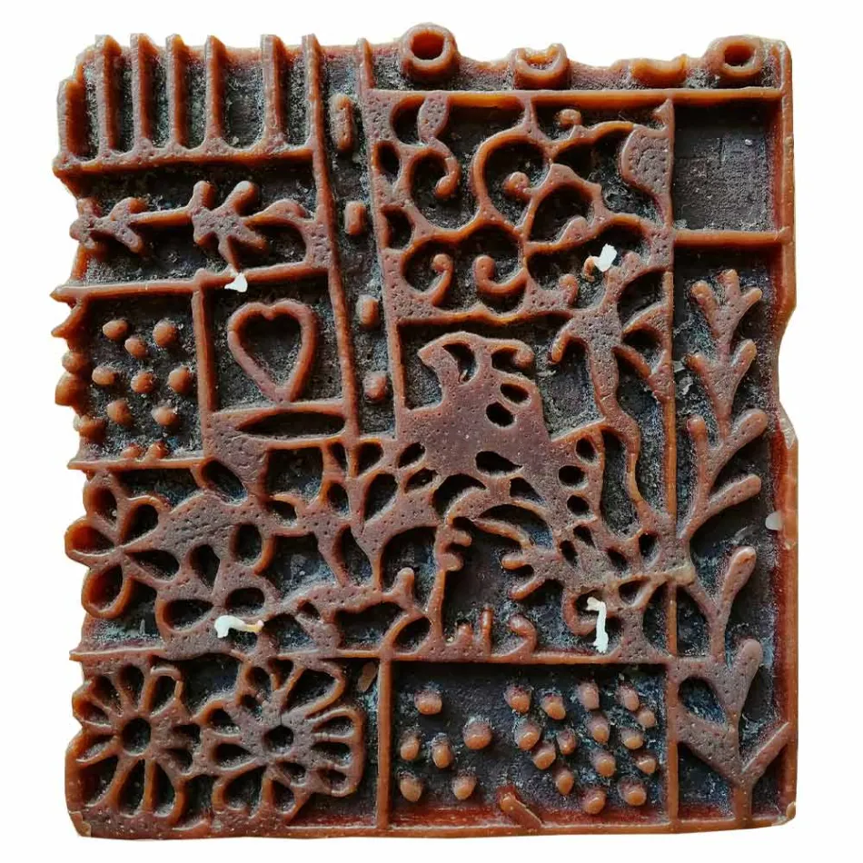 Vela Artesanal com 4 Mechas em Cera Perfumada Fabricada na Itália - Tacna Viadurini