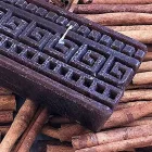 Vela artesanal retangular com aroma de canela fabricada na Itália - Alissa Viadurini