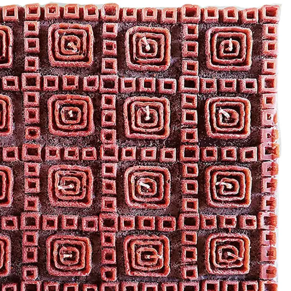 Vela Perfumada de Cera Marrom com 25 Mechas Fabricada na Itália - Piura Viadurini