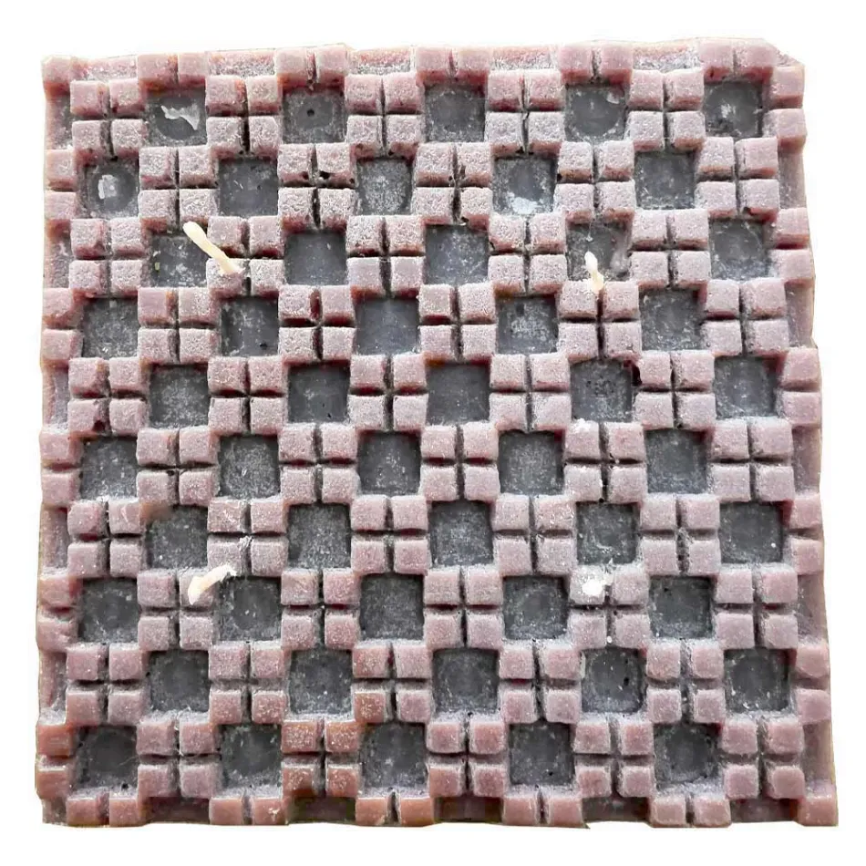 Vela de cera com aroma de canela com 4 pavios fabricada na Itália - Yuma Viadurini