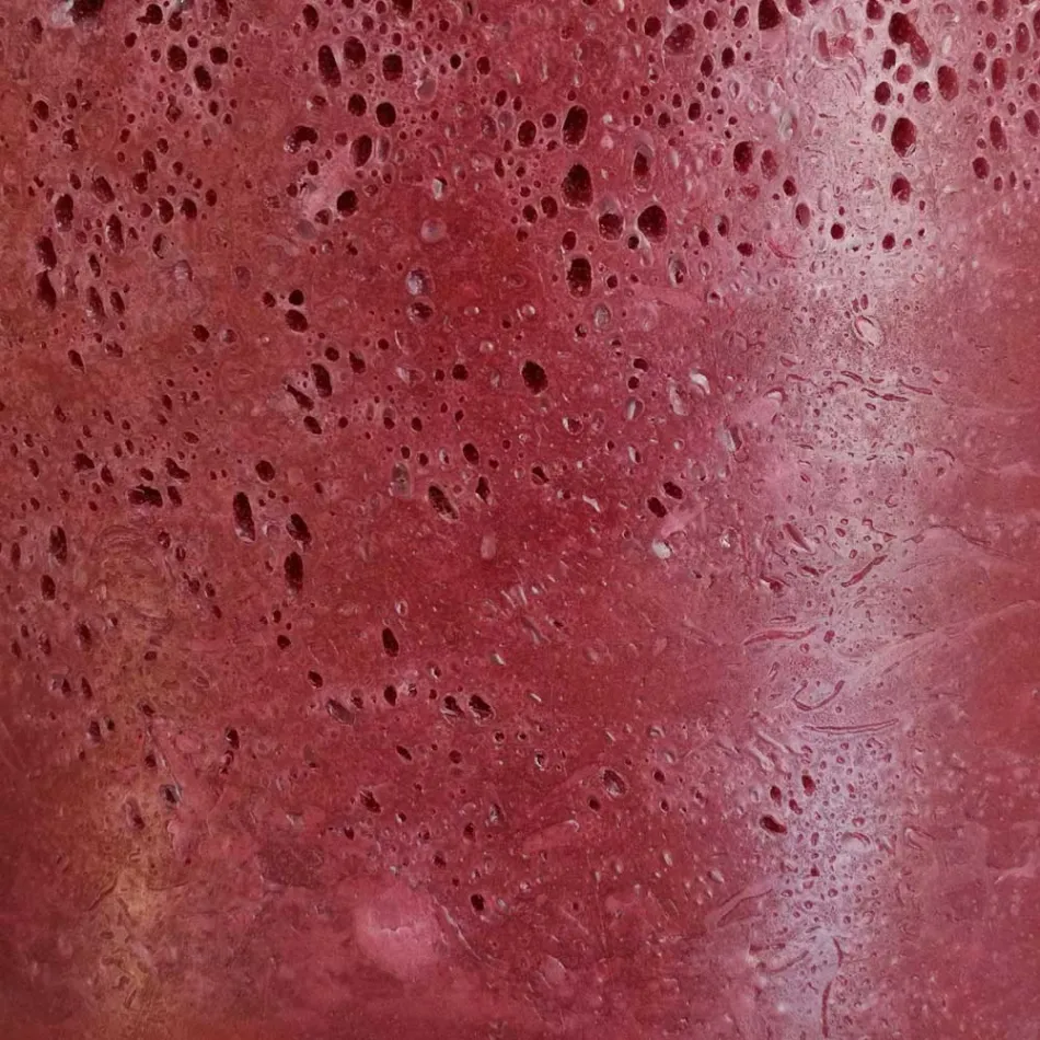 Vela quadrada de cera moderna feita à mão feita na Itália - Mondeo Viadurini