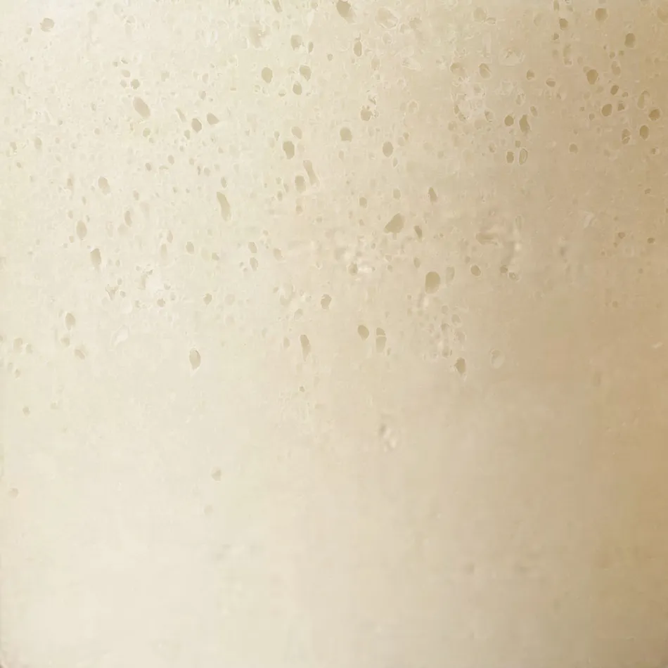 Vela quadrada de cera moderna feita à mão feita na Itália - Mondeo Viadurini