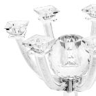 Candelabro de cristal com strass design italiano de luxo 7 chamas - Maike Viadurini