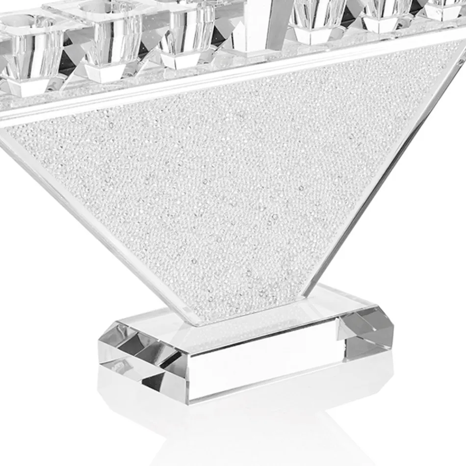 Candelabros de Cristal de Chama 9 de Design de Luxo Italiano - Wanni Viadurini