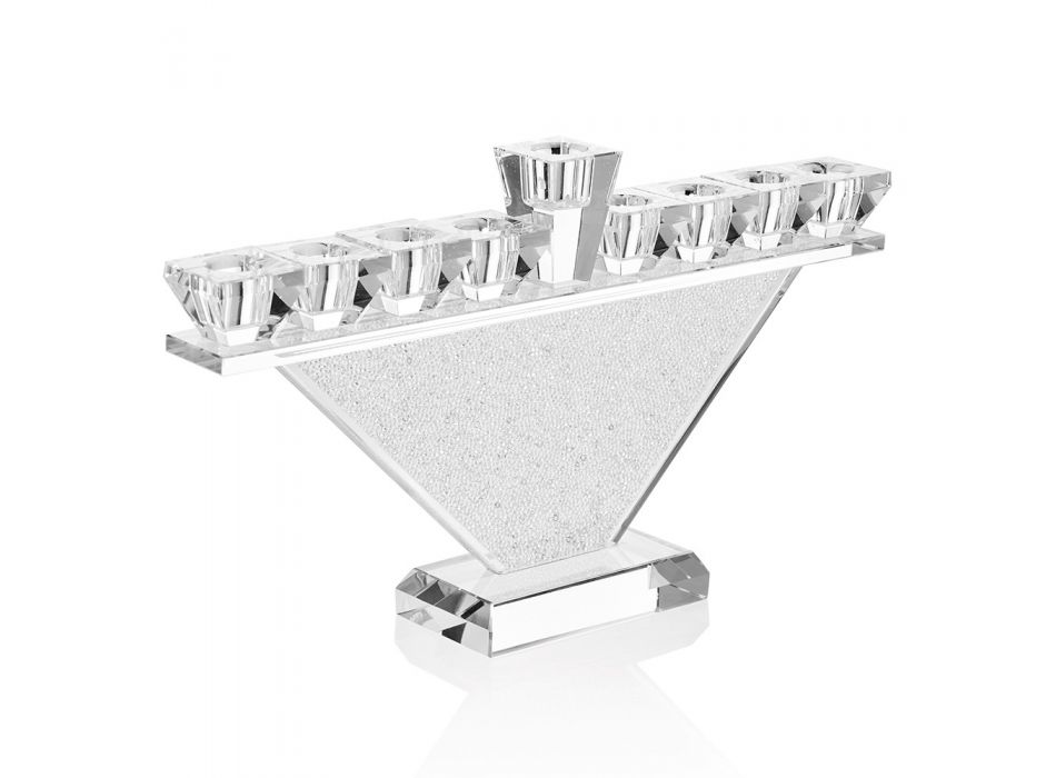 Candelabros de Cristal de Chama 9 de Design de Luxo Italiano - Wanni Viadurini