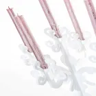 Candelabro clássico de design médio, 5 braços em plexiglass Aragon Viadurini