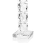 Castiçal de Cristal de Luxo Design Geométrico Fabricado na Itália - Engarda Viadurini