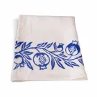 Tela de linho de artesanato italiano com design impresso à mão - marcas registradas Viadurini