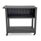 Carrinho de exterior em alumínio pintado com diferentes acabamentos - Hotel Viadurini