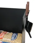 Carrinho porta saco de pellets metálico com rodas fabricado na Itália - Pinguino Viadurini