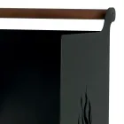 Carrinho de madeira com gaveta e rodas Fabricado na Itália - Alpaca Viadurini