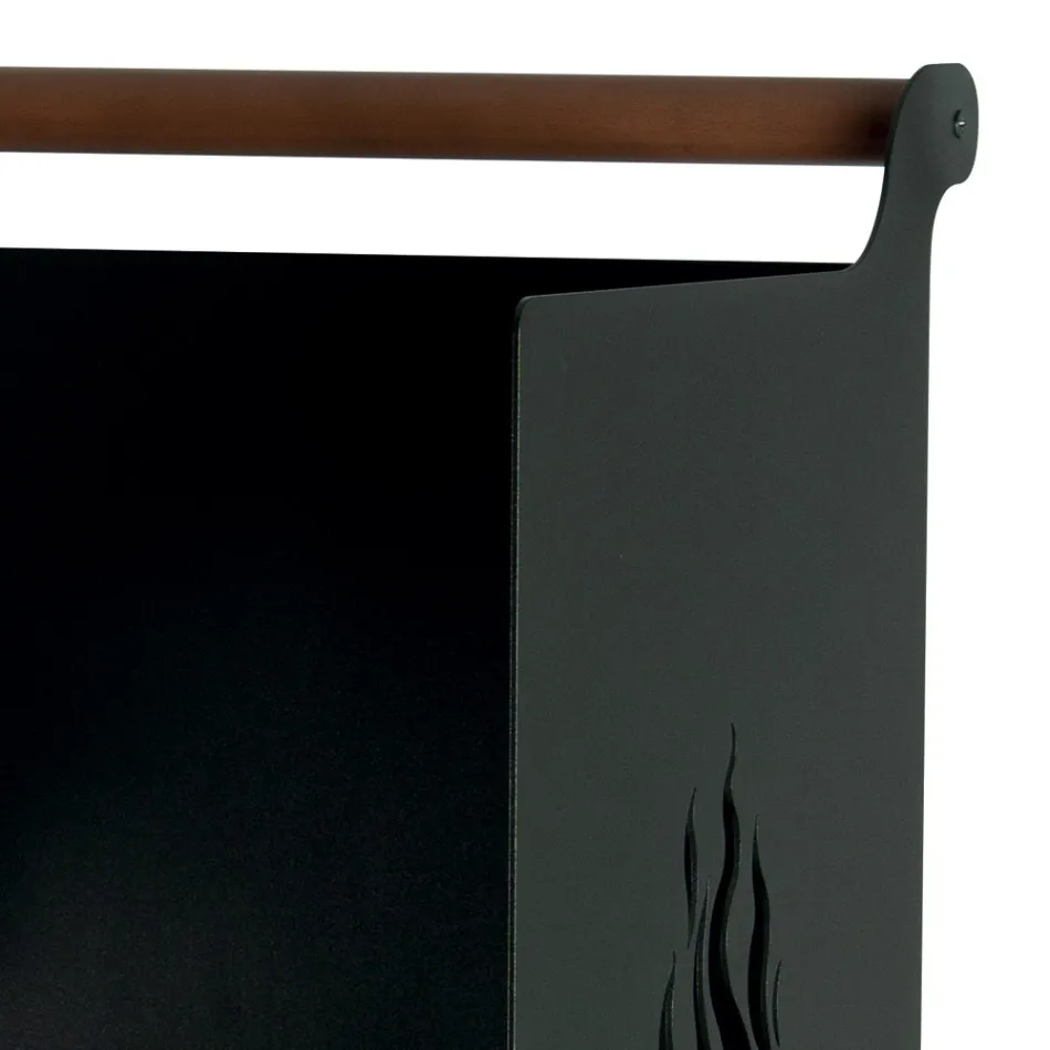 Carrinho de madeira com gaveta e rodas Fabricado na Itália - Alpaca Viadurini