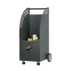 Carrinho de metal madeira com 4 rodas Fabricado na Itália - Joaninha Viadurini