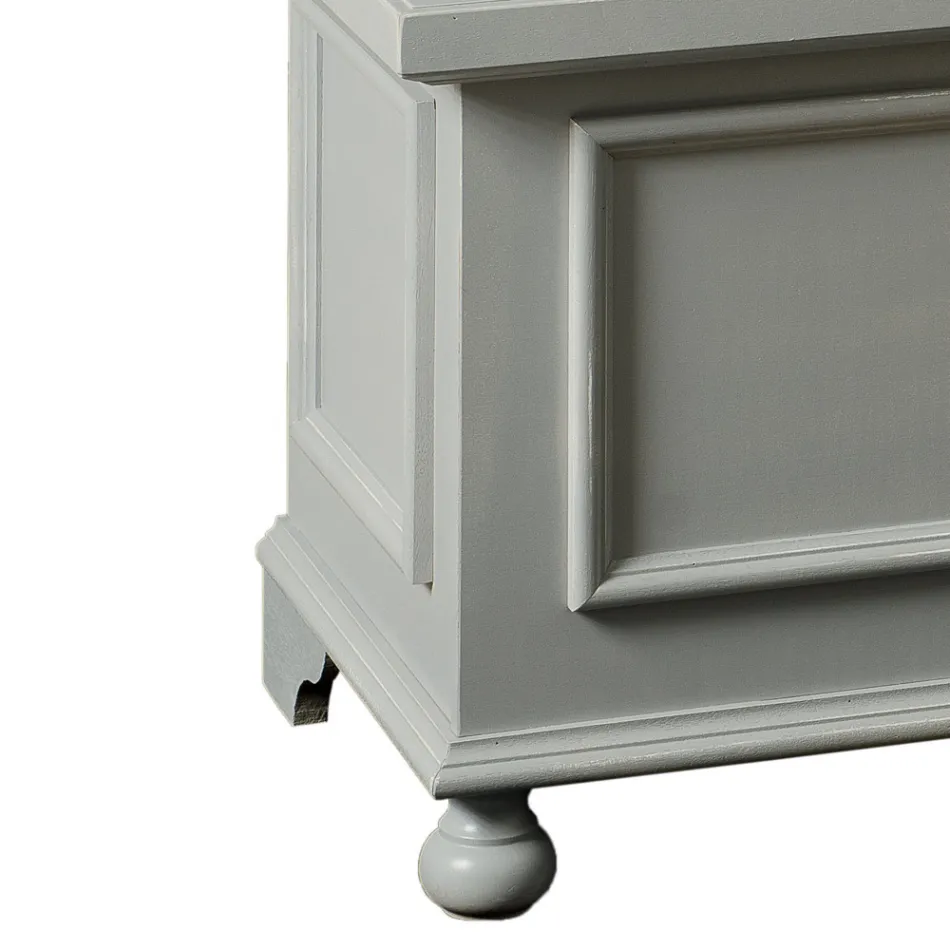 Baú com Estrutura Sólida em Álamo Fabricado na Itália - Dievis Viadurini