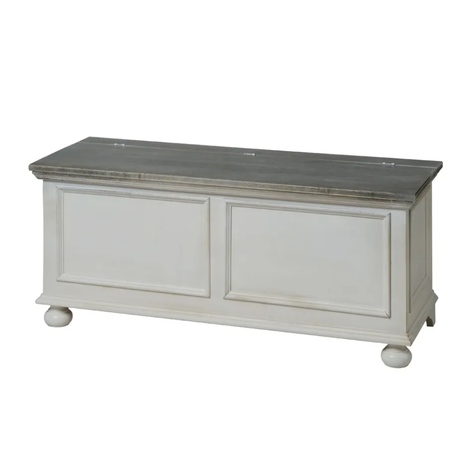 Baú com Estrutura Sólida em Álamo Fabricado na Itália - Dievis Viadurini