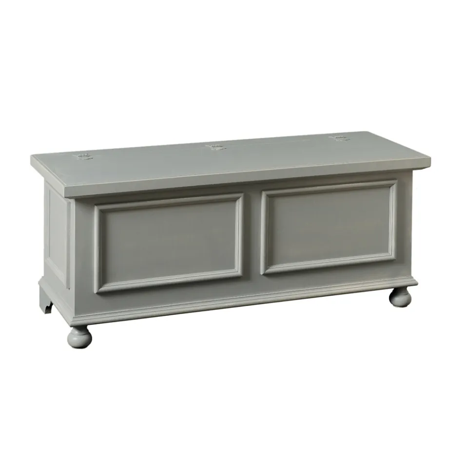 Baú com Estrutura Sólida em Álamo Fabricado na Itália - Dievis Viadurini