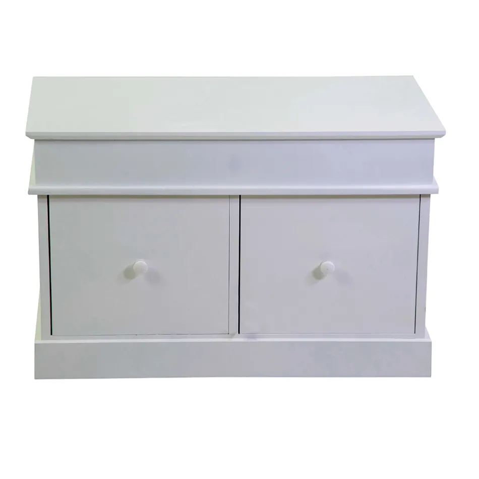 Cómoda de interior em madeira com 2 gavetas - Meduse Viadurini