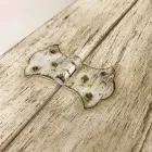 Baú Feito à Mão em Madeira Maciça com Perfis Dourados Fabricado na Itália - Caio Viadurini