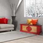 Baú em Madeira Folheada com Diferentes Acabamentos Made in Italy - Krishna Viadurini