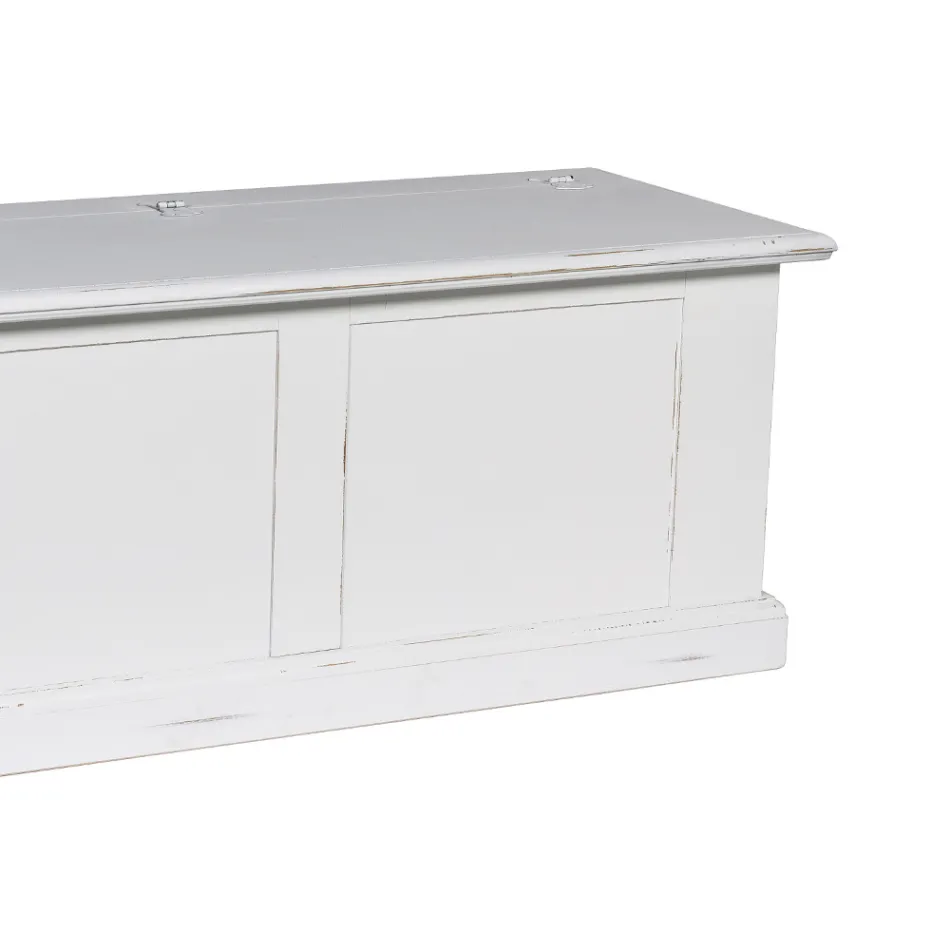 Baú em Madeira Folheada e Diferentes Acabamentos Made in Italy - Hermod Viadurini