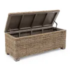 Baú ao ar livre em fibra natural de Kubù - Nogitsune Viadurini