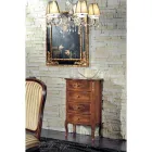 Cômoda Clássica em Madeira de Nogueira 4 ou 6 Gavetas Made in Italy - Katerine Viadurini