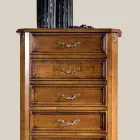 Cômoda de madeira estilo clássico de 7 ou 5 gavetas feita na Itália - Richard Viadurini