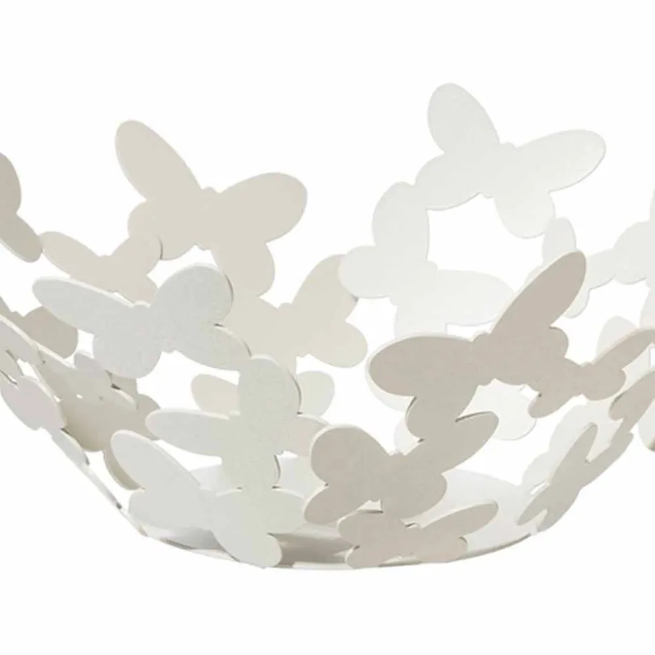 Peça central branca, bege ou marfim em ferro fabricada na Itália - Leiden Viadurini