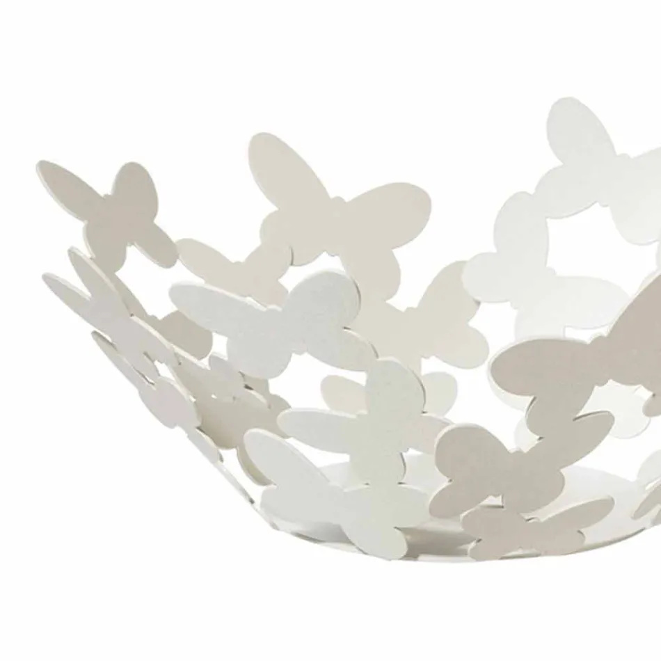 Peça central branca, bege ou marfim em ferro fabricada na Itália - Leiden Viadurini