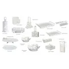 Peça central artesanal em ferro, fabricada na Itália - Leiden Viadurini